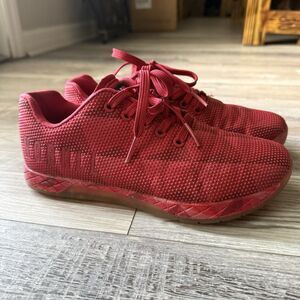 NoBull Trainer Shoes Red Womens 8.5/ Men’s 7 Workout Sneakers Athletic